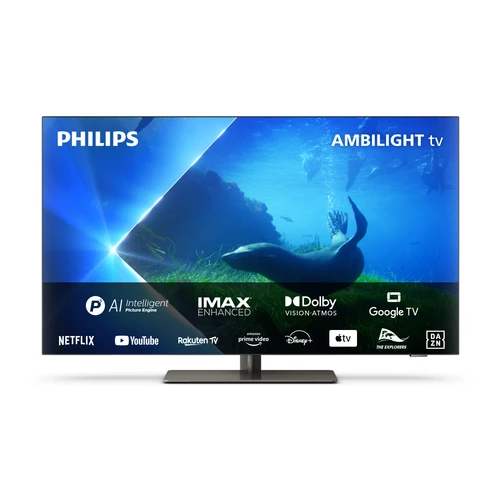 Philips 65OLED808/12 TV 165.1 cm (65") 4K Ultra HD Smart TV Wi-Fi Grey, Metallic 0