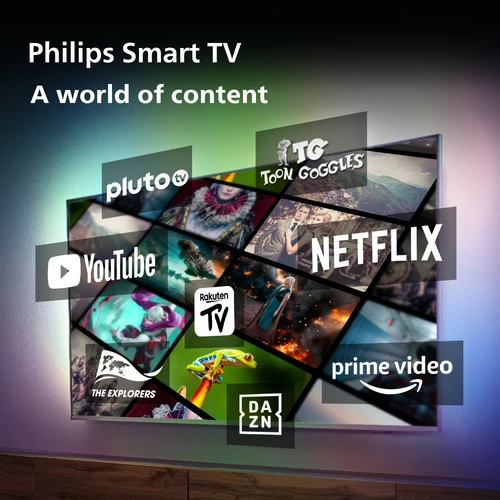 Philips LED 50PUS8108 TV Ambilight 4K 9