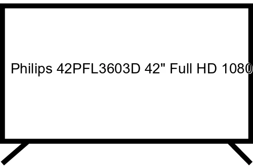 Philips 42PFL3603D/F7 Televisor 106,7 cm (42") Full HD Negro