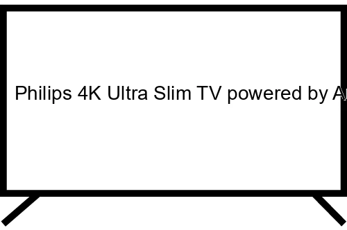 Cambiar idioma Philips 4K Ultra Slim TV powered by Android TV™ 49PUS6501/12