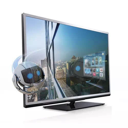 Philips 4000 series 55PFL4508K/12 Televisor 139,7 cm (55") Full HD Smart TV Wifi Negro, Plata