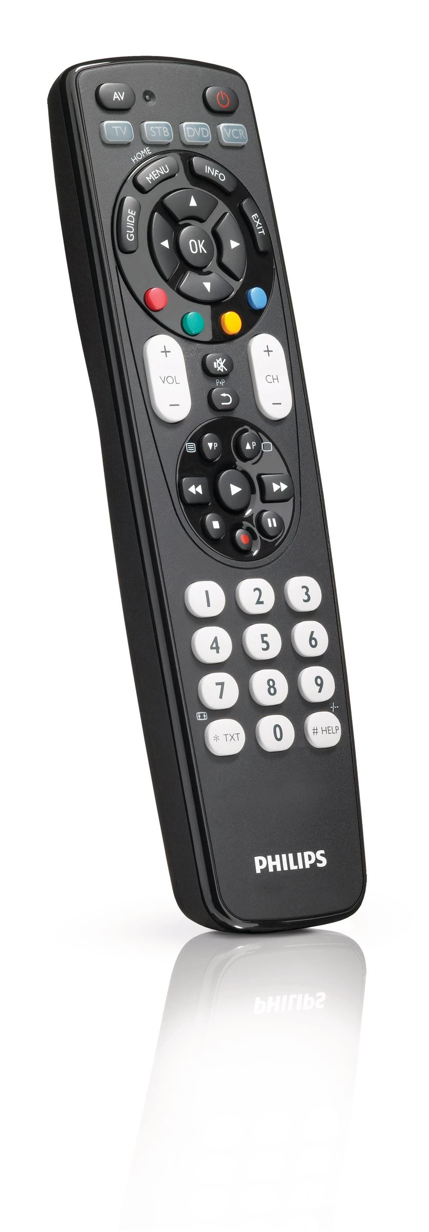 Philips Perfect replacement Universal remote control SRP4004 4 in 1 glow buttons
