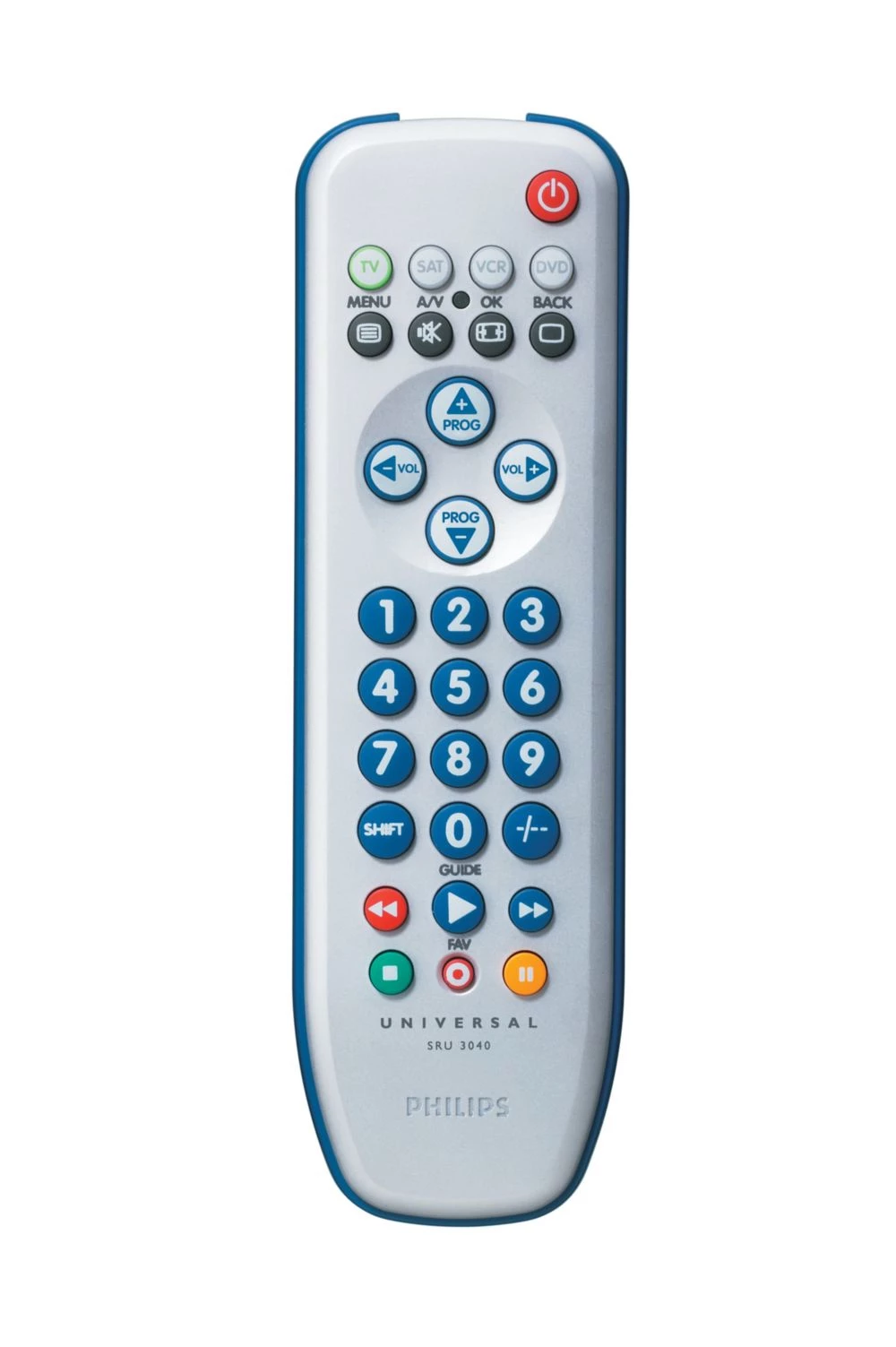 Philips SRU3040 4in1 TV/VCR/DVD/SAT Universal remote control