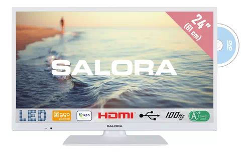 Salora 5000 series 24HDW5015 TV 61 cm (24") HD Blanc 0