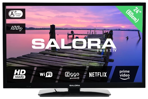 Salora 3704 series 24HSB3704 TV 61 cm (24") HD Smart TV Wi-Fi Black 0