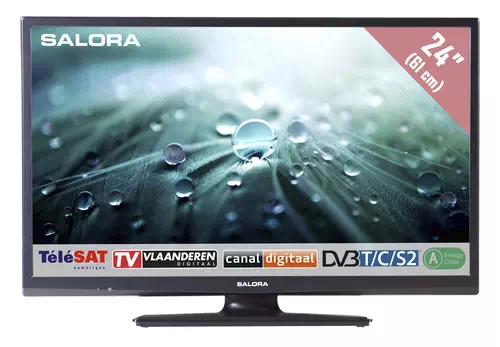 Salora 9100 series 24LED9109CTS2 TV 61 cm (24") HD Black 0