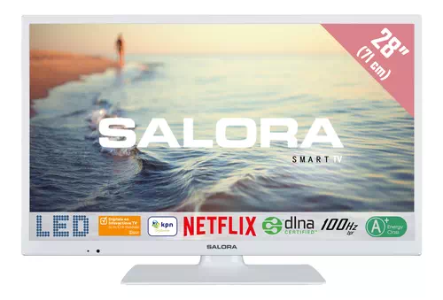 Salora 5000 series 28HSW5012 Televisor 71,1 cm (28") HD Smart TV Blanco 0