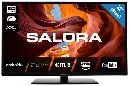 Salora 330 series 32FA330 TV 81.3 cm (32") Full HD Smart TV Wi-Fi Black 0