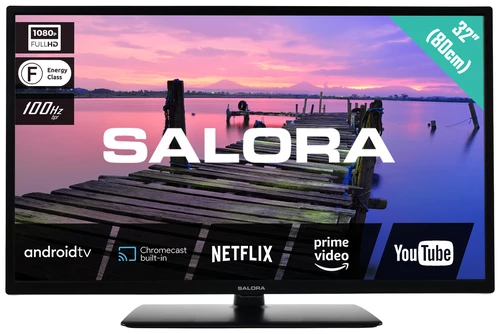 Salora 3704 series 32FA3704 TV 81.3 cm (32") Full HD Smart TV Wi-Fi Black 0