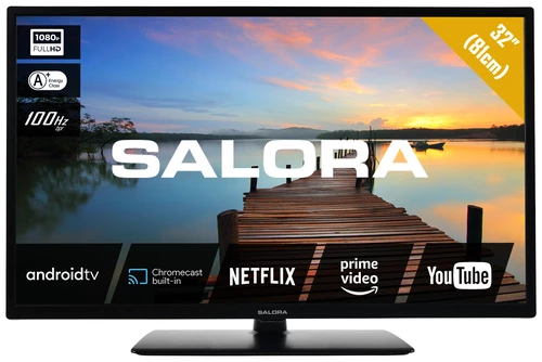 Salora 7504 series 32FA7504 TV 81.3 cm (32") Full HD Smart TV Wi-Fi Black 0