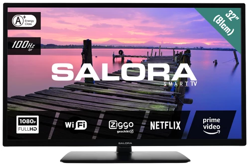 Salora 3704 series 32FSB3704 TV 81.3 cm (32") Full HD Smart TV Wi-Fi Black 0