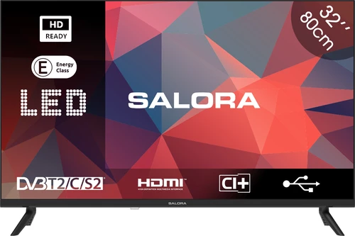 Salora 32HDB200 TV 81,3 cm (32") HD Noir 0