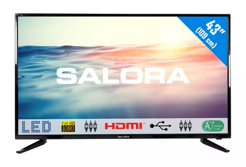 Salora 1600 series 43LED1600 Televisor 109,2 cm (43") Full HD Negro 0