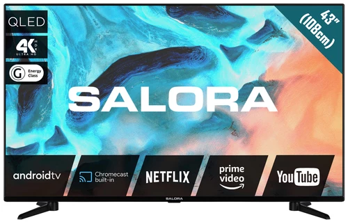Salora 220A series 43QLED220 109,2 cm (43") 4K Ultra HD Smart TV Wifi Noir 0
