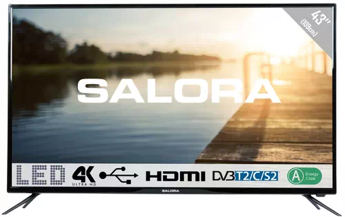 Salora 2600 series 43UHL2600 TV 109,2 cm (43") 4K Ultra HD Noir 0