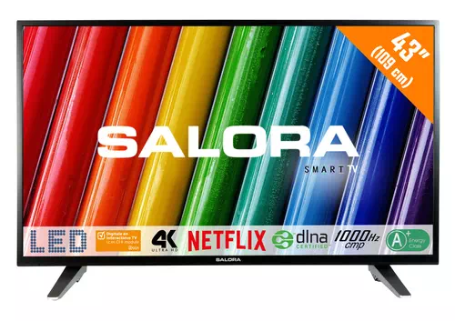 Salora 5000 series 43WSU6002 TV 109.2 cm (43") 4K Ultra HD Smart TV Black 0