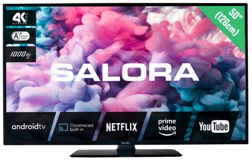 Salora 330 series 50UA330 TV 127 cm (50") 4K Ultra HD Smart TV Wi-Fi Black 0