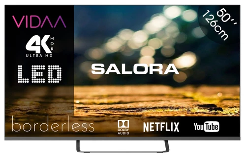 Salora 50xuv3300 127 cm (50") 4K Ultra HD Smart TV Wifi Noir 0