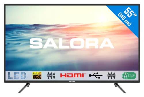 Salora 1600 series 55LED1600 TV 139.7 cm (55") Full HD Black 0