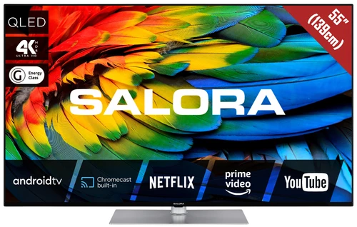 Salora 440A series 55QLED440A TV 139,7 cm (55") 4K Ultra HD Smart TV Wifi Noir 0