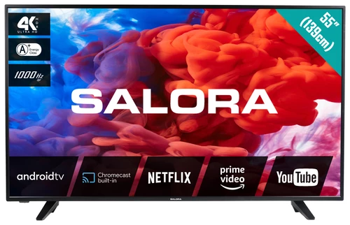 Salora 220 series 55UA220 TV 139.7 cm (55") 4K Ultra HD Smart TV Wi-Fi Black 0
