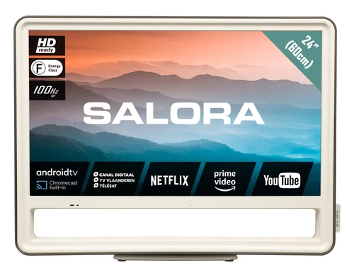 Salora CUBE24 Televisor 61 cm (24") HD Smart TV Wifi Plata, Blanco 0