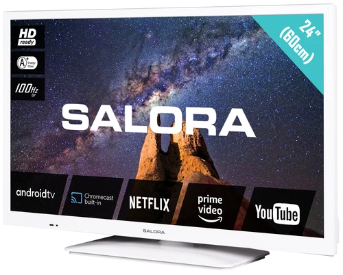 Salora MILKYWAY 24 Televisor 61 cm (24") HD Smart TV Wifi Blanco 1