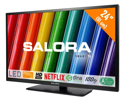 Salora 5000 series 24WSH6002 Televisor 61 cm (24") HD Smart TV Negro 1