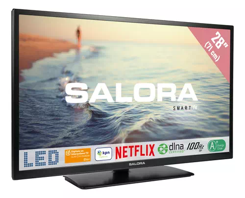 Salora 5000 series 28HSB5002 TV 71.1 cm (28") WXGA Smart TV Black 1