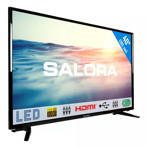 Salora 1600 series 40LED1600 TV 101.6 cm (40") Full HD Black 1