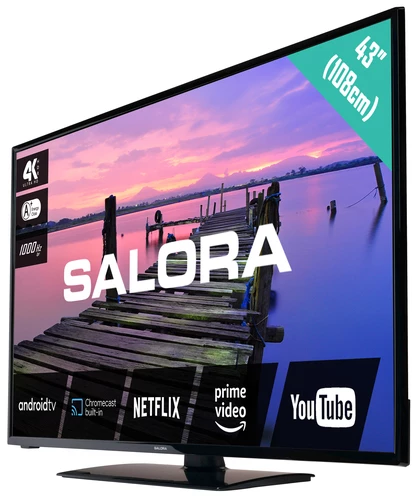 Salora 3704 series 43BA3704 TV 109.2 cm (43") 4K Ultra HD Smart TV Wi-Fi Black 1