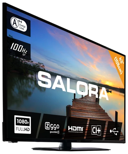Salora 7500 series 43FL7500 TV 109,2 cm (43") Full HD Noir 1