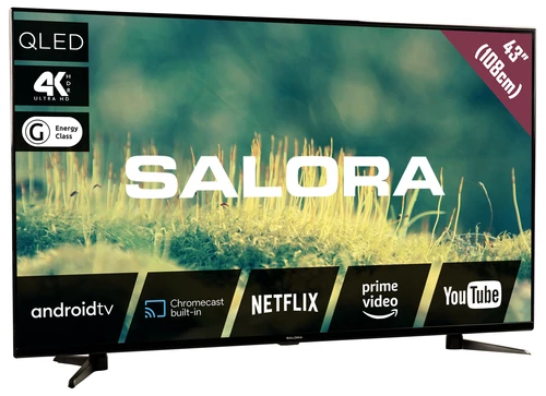 Salora 2204 series 43QLED2204 TV 109.2 cm (43") 4K Ultra HD Smart TV Wi-Fi Black 1