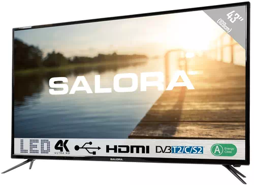 Salora 2600 series 43UHL2600 TV 109,2 cm (43") 4K Ultra HD Noir 1