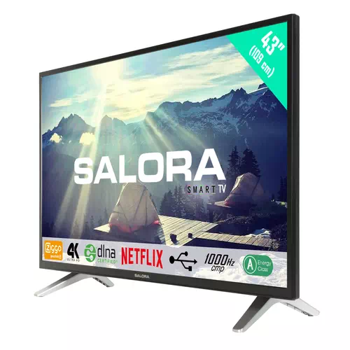Salora 3500 series 43UHS3500 TV 109.2 cm (43") 4K Ultra HD Smart TV Black 1