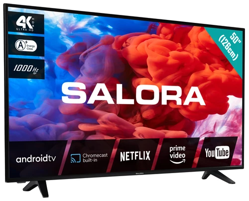Salora 220 series 50UA220 Televisor 127 cm (50") 4K Ultra HD Smart TV Wifi Negro 1