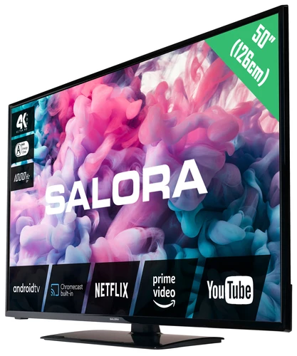 Salora 330 series 50UA330 Televisor 127 cm (50") 4K Ultra HD Smart TV Wifi Negro 1