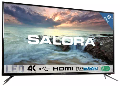 Salora 2800 series 50UHL2800 TV 127 cm (50") 4K Ultra HD Noir 1