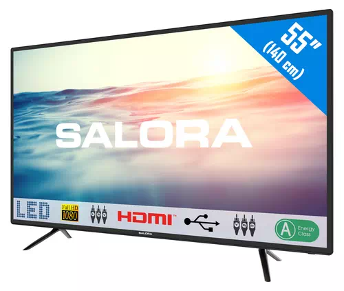 Salora 1600 series 55LED1600 TV 139.7 cm (55") Full HD Black 1