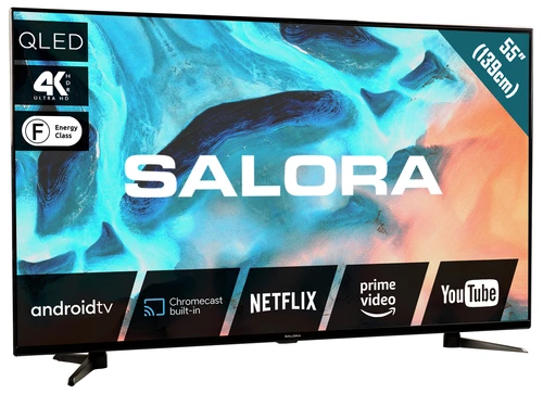 Salora 220 series 55QLED220A TV 139.7 cm (55") 4K Ultra HD Smart TV Wi-Fi Black 1