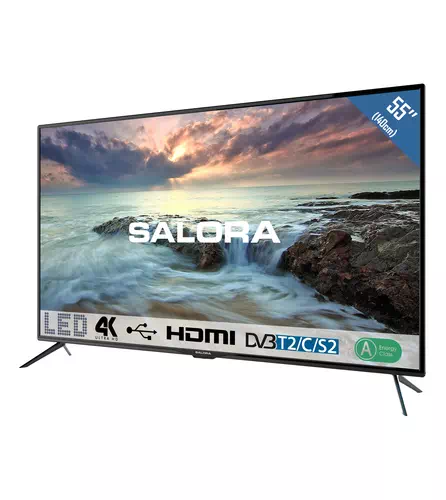 Salora 2800 series 55UHL2800 TV 139,7 cm (55") 4K Ultra HD Noir 1