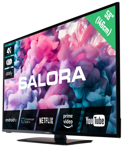 Salora 330 series 58UA330 TV 147.3 cm (58") 4K Ultra HD Smart TV Wi-Fi Black 1