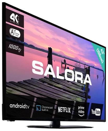 Salora 3704 series 43BA3704 TV 109.2 cm (43") 4K Ultra HD Smart TV Wi-Fi Black 2
