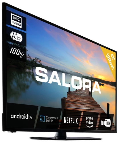 Salora 7504 series 43FA7504 TV 109.2 cm (43") Full HD Smart TV Wi-Fi Black 2