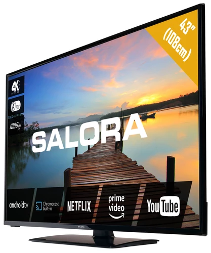 Salora 7504 series 43UA7504 TV 109.2 cm (43") 4K Ultra HD Smart TV Wi-Fi Black 2