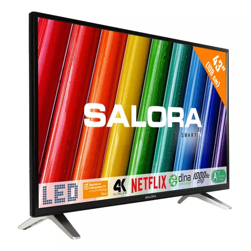 Salora 5000 series 43WSU6002 TV 109.2 cm (43") 4K Ultra HD Smart TV Black 2