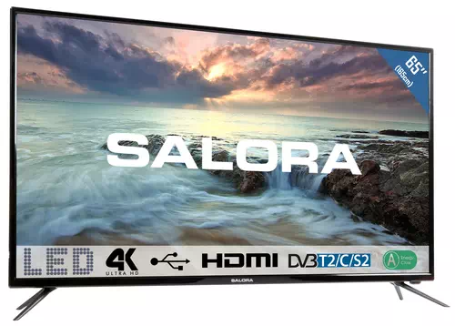 Salora 2800 series 65UHL2800 TV 165,1 cm (65") 4K Ultra HD Noir 2