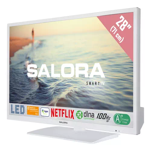 Salora 5000 series 28HSW5012 Televisor 71,1 cm (28") HD Smart TV Blanco 5