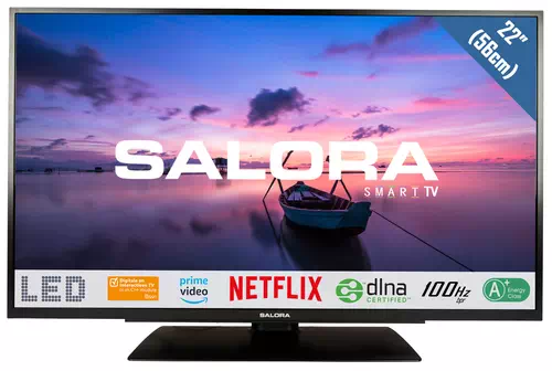 Salora 6500 series 22FSB6502 TV 55.9 cm (22") Full HD Smart TV Black