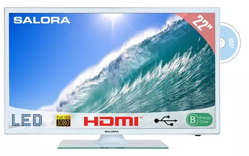 Salora 22LED2615DW TV 55,9 cm (22") Full HD Blanc